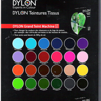 Teinture Textile DYLON pour Machine 350g, bleu clair