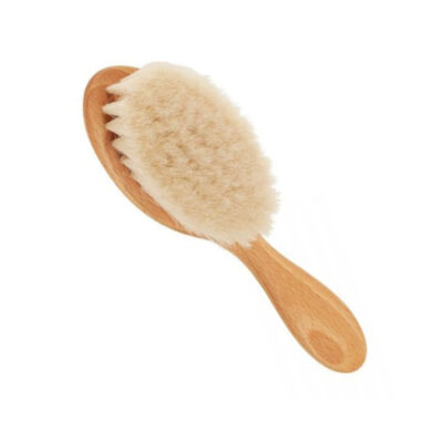 Brosse pour bébé en poil de chèvre